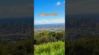 DreamTrackAI Breathtaking views of diamond head and Honolulu shortsvideo oahu relax halloween [upl. by Vilhelmina]