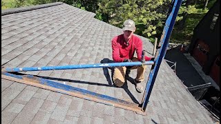 Installing chimney brackets [upl. by Vershen]