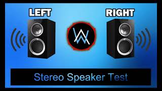 Stereo Speaker Test  Alan Walker  Dreamer  Headphone Test  Left Right Test  Bass Test [upl. by Neufer]