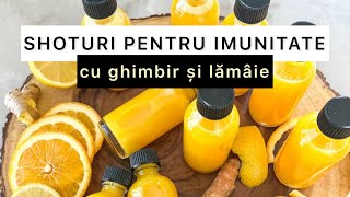 SHOTURI DE GHIMBIR SI LAMAIE pentru intarirea sistemului imunitar gingershotviralshotsghimbir [upl. by Enilram]