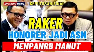 🔴 RAKER FINAL SKTT DIBATALKAN SEMUA HONORER DAPAT NIP TAHUN INI [upl. by Yenor]