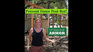 Protect your Fence  Prevent Post Rot [upl. by Anelec]