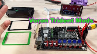 Voron Trident mods Voron Tap BTT Manta MP8 BTT TFT35SPI [upl. by Proulx443]