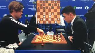 Magnus Carlsen 2830  Shamsiddin Vokhidov 2596 FIDE World Blitz Chess Championship [upl. by Odraude]