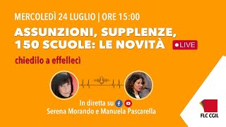 Chiedilo a effellecì Assunzioni supplenze 150 scuole [upl. by Naelopan921]