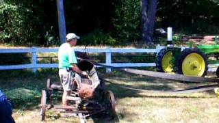 Running a Corn Chopper with a John Deere Tractor [upl. by Oshinski]