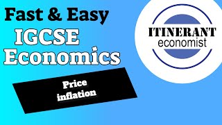 IGCSE Economics 0455  Unit 6  Part 1 Price Inflation [upl. by Aieki]