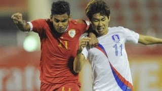 Oman vs Korea Republic AFC U22 Championship 2014 [upl. by An598]