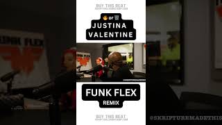 JUSTINA VALENTINE Goes Crazy On FUNK FLEX REMIX [upl. by Ainegue]