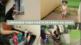 TINHA MUITA BAGUNÇA NO LAVABOCOLOCAMOS TUDO NO QUARTINHOLAVEI O LAVABO EXTERNO E MAIS LAÍS VELOSO [upl. by Karlie676]