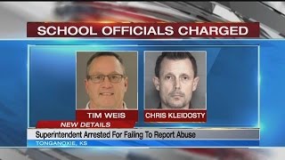 Tonganoxie school board members shocked after administrators charged with failing to report abuse [upl. by Edrahs]