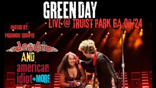 Green Day  Live  Truist Park Atlanta GA 8282024 Full Concert [upl. by Egroj]