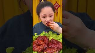 🔥🥓 ASMR MUKBANG Spicy Pork Belly amp Crunchy Bites 매운 삼겹살과 바삭한 소리의 완벽한 조화 🎧😋 ASMR mukbang short [upl. by Atworth433]