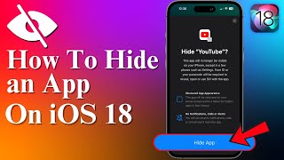 How to Hide Apps on iPhone with iOS 18 [upl. by Anerroc]