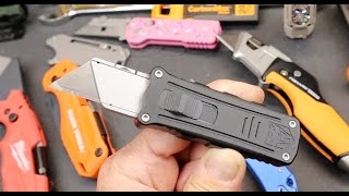 CobraTec OuttheFront OTF Utility Knife USA Made my new favorite And most expensive Im Back [upl. by Dazhehs]