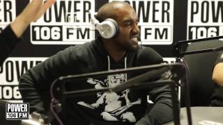 Kanye West performs Good Life LIVE instudio at POWER 106 [upl. by Aryajay]