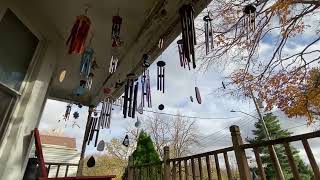 06x zoom 60 mph Winds Wind Chimes is going absolutely crazy MUST WATCH 😱😱 from west [upl. by Cuda982]