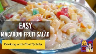 Easiest Macaroni Fruit Salad Super creamy Macaroni Fruit Salad SER [upl. by Zetana634]