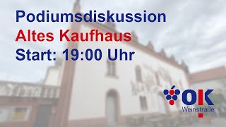 Europawahlen am 21 Mai 2024 im Alten Kaufhaus Landau [upl. by Attelocin675]