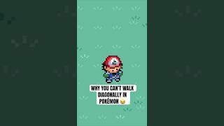 Why you can’t walk diagonally in Pokémon 😂 pokemon shorts [upl. by Dania]