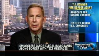 Smugglers Use Text Messages to Guide Illegal Immigrants Across Border [upl. by Arondell444]