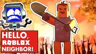 HELLO NEIGHBOR IN ROBLOX  ► Fandroid GAME [upl. by Llehsem]