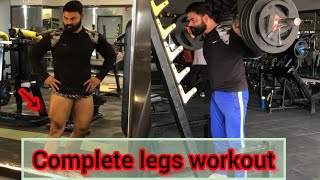 Leg day 🥵 7 exercise for BIGGER legs [upl. by Jena]