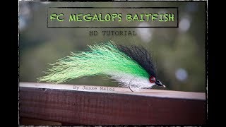 FC Megalops Baitfish Fly HD Tying Video [upl. by Cinamod]