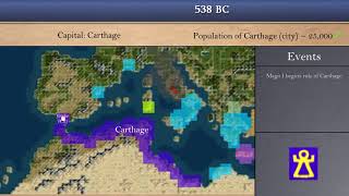 Rise and Fall of Carthage in Civilization IV [upl. by Rbma411]