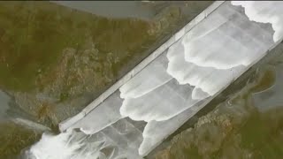 Oroville Dam spillway released [upl. by Larsen]