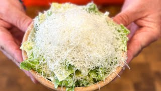 CAESAR SALAD  Chef Harrisons Gluten Free Caesar Salad Recipe  How a chef makes it [upl. by Agnew]