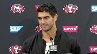 49ers Post Game Jimmy Garoppolo [upl. by Schmitz]