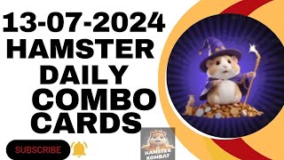 Hamster Kombat daily Combo Cards  Hamster Kombat Daily Combo 13 JULY 2024 [upl. by Attevaj]