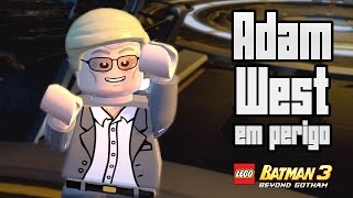 Lego Batman 3  Adam West em Perigo  Perseguição no Esgotos  RazuchiTV  Desde o Atari [upl. by Reseda26]