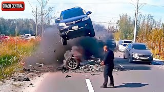 200 SHOCKING Car Crashes Moments Compilation 2024 Idiots in Cars Caught On Camera [upl. by Ruelu362]