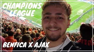 JOGO DA CHAMPIONS NO ESTADIO DA LUZ  Liga dos Campeões da UEFABenfica x Ajax [upl. by Atinihs]