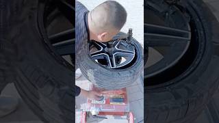 Quick car tire opening techniques good tools increase the skill of the technician [upl. by Dorina]