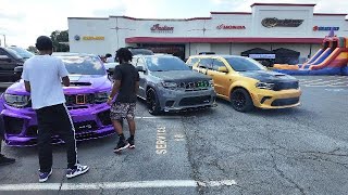 We Went To The SRT LEN CarMeet ft FastlifeNick DjCheeto [upl. by Norraf]