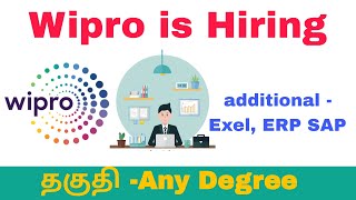 WIPRO IS HIRING  ANY DEGREE  CHENNAI [upl. by Zerdna378]