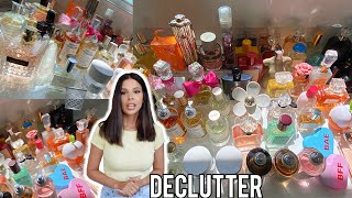 CLEANING OUT MY INSANE PERFUME COLLECTION major declutter [upl. by Erie]