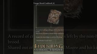 Elden Ring DLC  Forager Brood Cookbook 6 location gamingguide eldenring 4k60fps [upl. by Guyer]