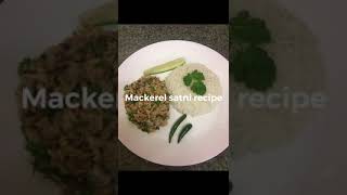 How To Make Mackerel Satni  My Uk Cooking Lifestyle [upl. by Ambrosane871]