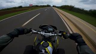 City ride  YAMAHA XT660X  AKRAPOVIČ 4K [upl. by Joya133]