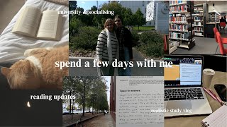 spend a few days with me university book talks amp hauls [upl. by Gnohc]