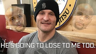 Stipe Miocic Sends STRONG Message To Daniel Cormier Talks Brock Lesnar amp Jon Jones Ahead Of UFC 226 [upl. by Ahtelahs799]