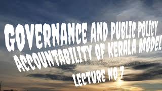 Governance And Public Policy Lecture No7 [upl. by Petrina254]