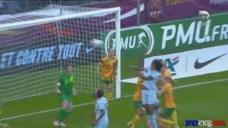 France  Australie 02  Résumé actions et buts Equipe de France Féminine de Football [upl. by Annatnas]