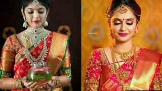 WEDDING SAREES COLLECTION 2019  KANCHIPURAM SAREES  KANJIVARAM SAREES  KANCHI PATTU SAREES [upl. by Enohpesrep]