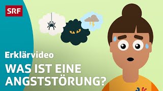 Was ist eine Angststörung  Erklärvideos für Kinder  SRF Kids – Kindervideos [upl. by Timothea]