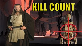 Star Wars QuiGon Jinn Kill Count 2020 [upl. by Nyleimaj]